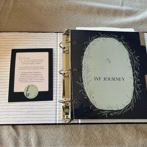 NWT Around the Beanstalk IVF and pregnancy binder
